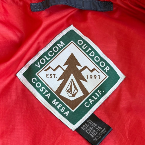 Volcom Hooded Puff Puff Jacket Black youth XL - Picture 15 of 15